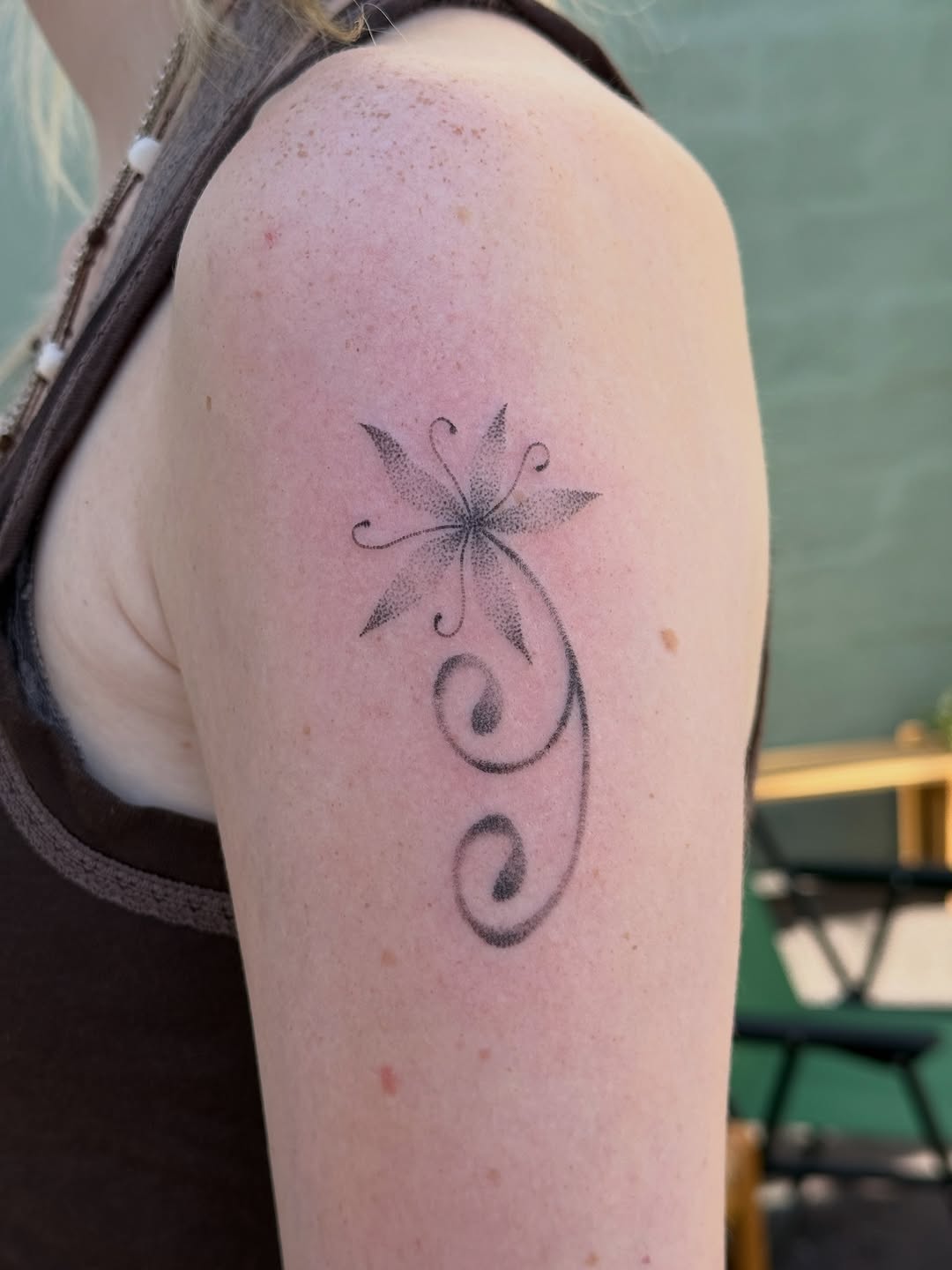 Tattoo by @alicexgreen — dotwork, ornamental