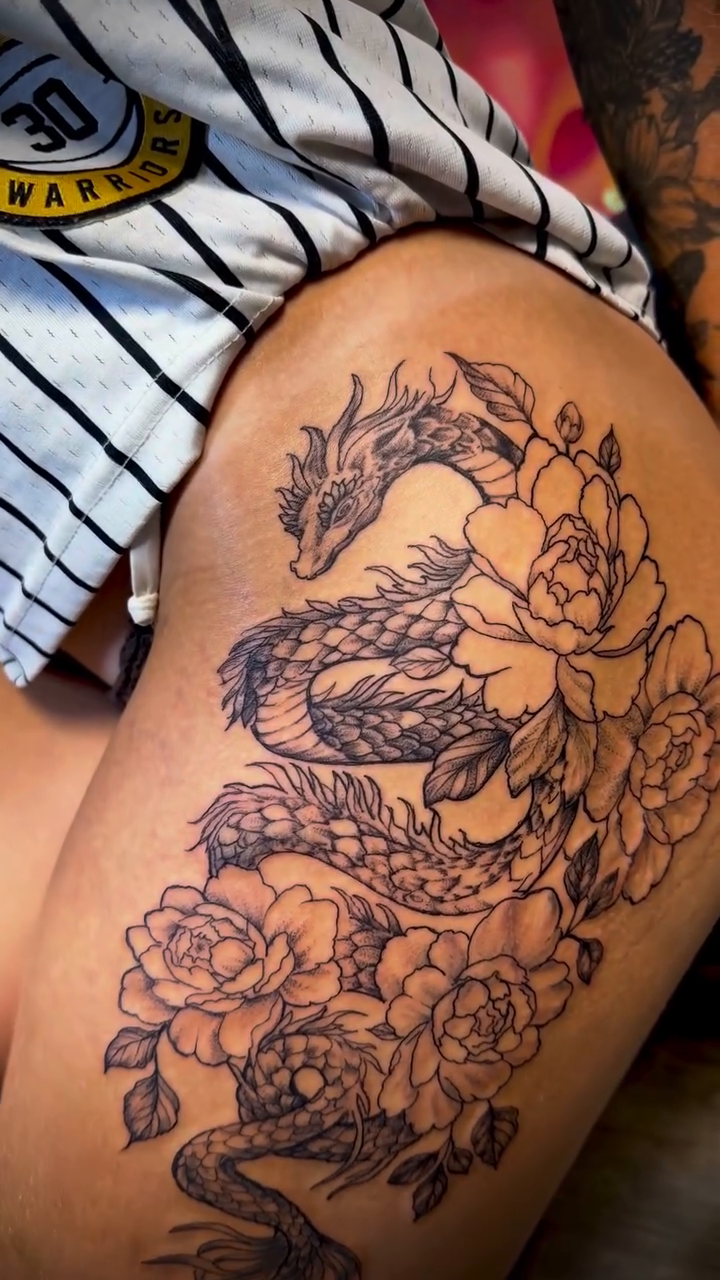 Tattoo by @tat2reign_85 โ japanese_irezumi, fine_line