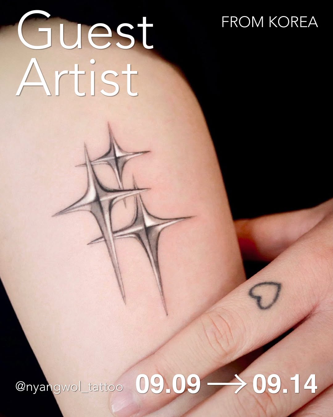 Tattoo by @nyangwol_tattoo — fine_line, black_and_grey