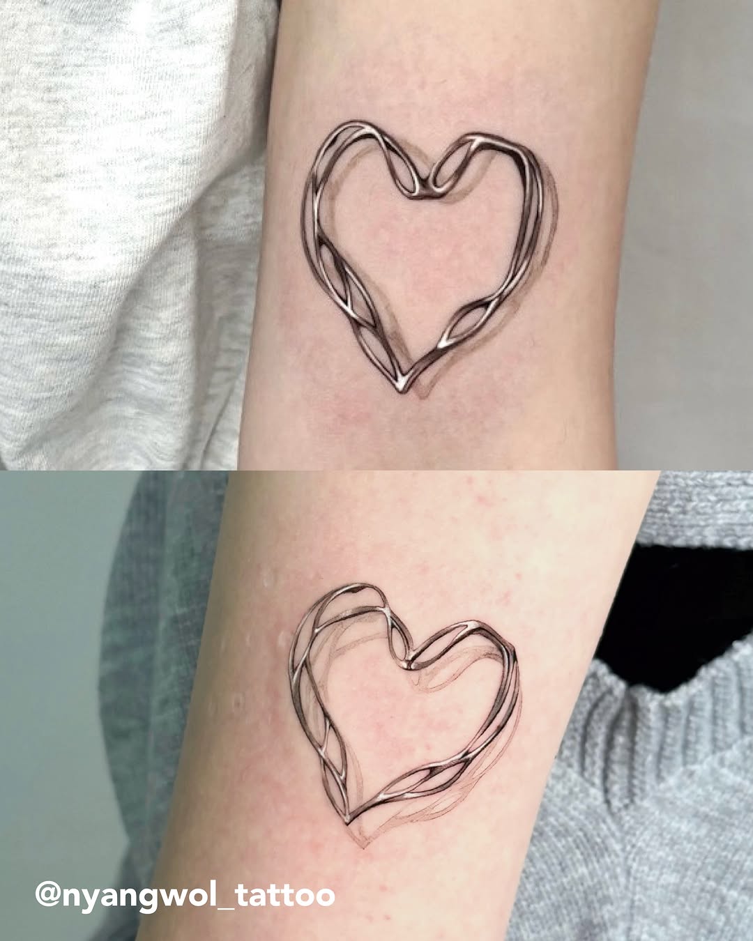 Tattoo by @nyangwol_tattoo — fine_line, black_and_grey
