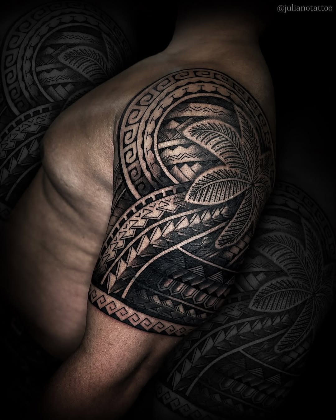 Tattoo by @julianotattoo β tribal, blackwork
