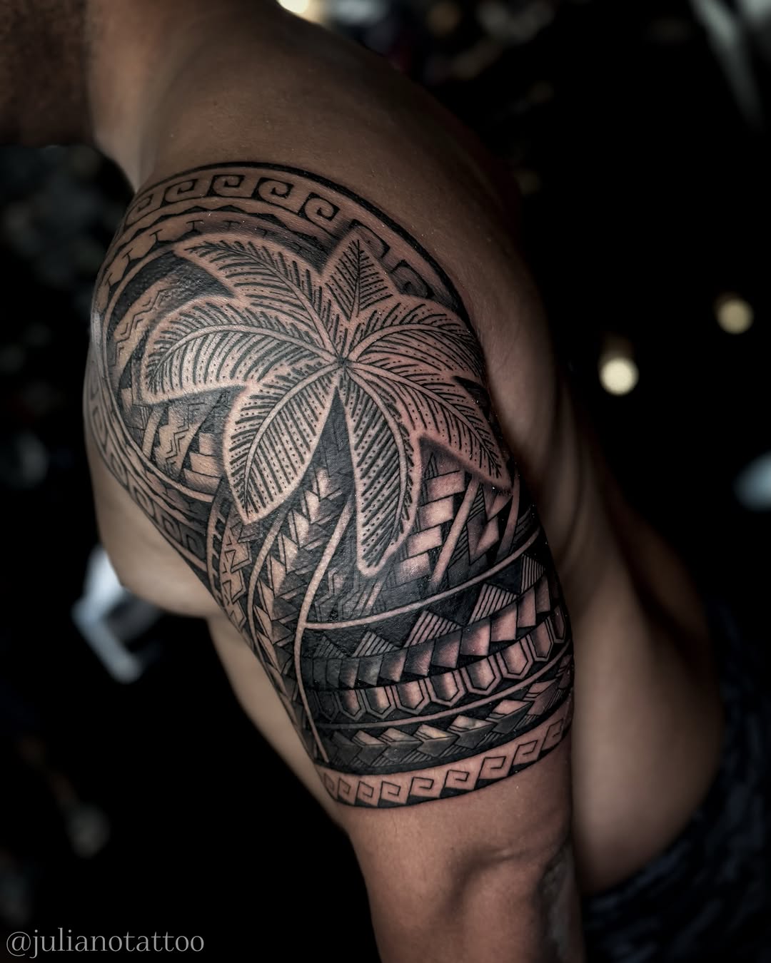 Tattoo by @julianotattoo β tribal, blackwork