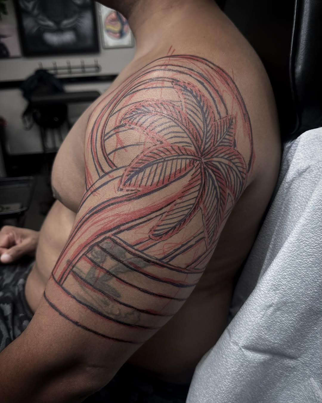 Tattoo by @julianotattoo β blackwork, geometric
