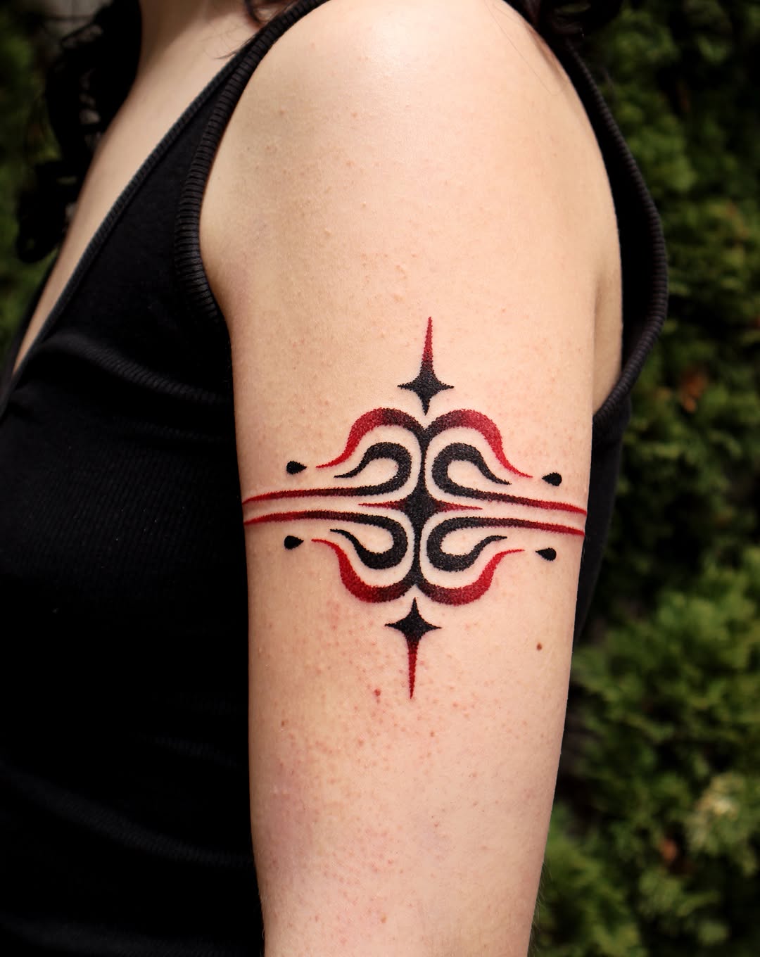 Tattoo by @ladybao.tattoo โ tribal, blackwork