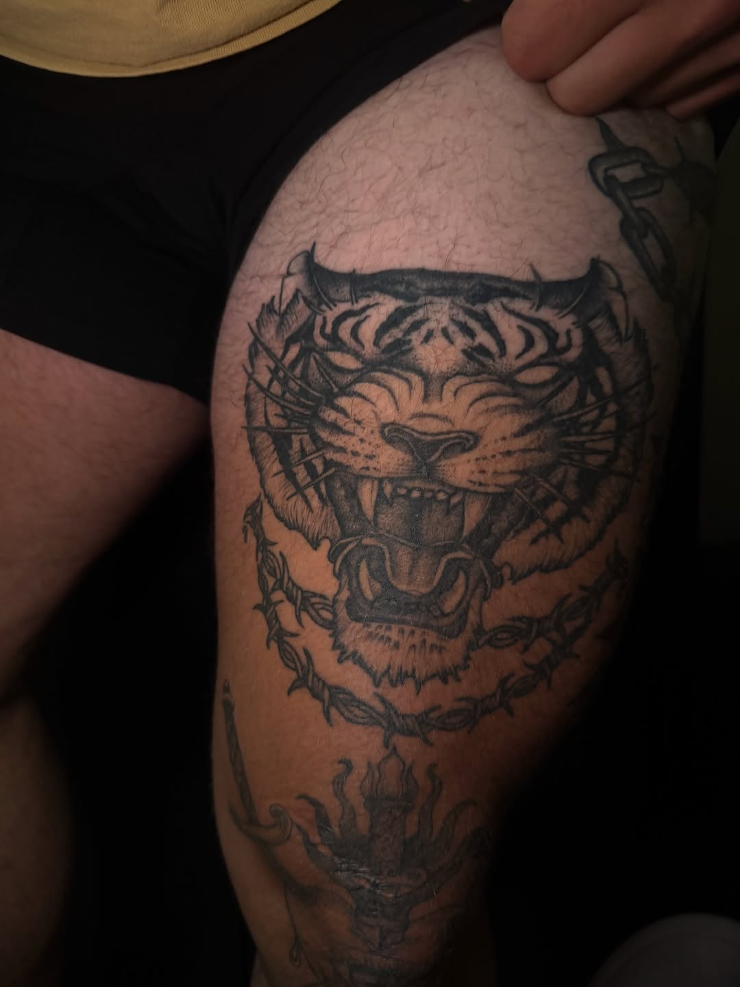 Tattoo by @artbyannistyn — black_and_grey, realism