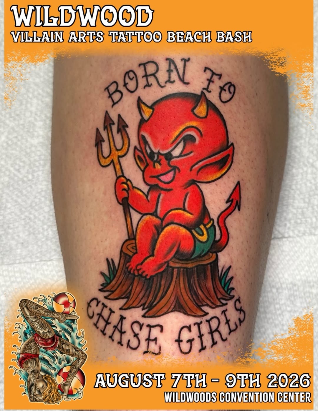 Tattoo by @zac_tattz — american_traditional, lettering_script