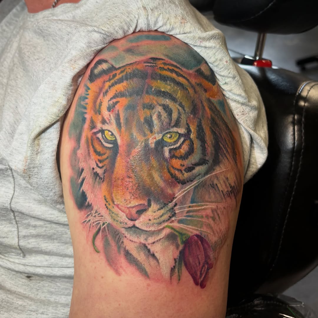 Tattoo by @zackloscar — realism, black_and_grey
