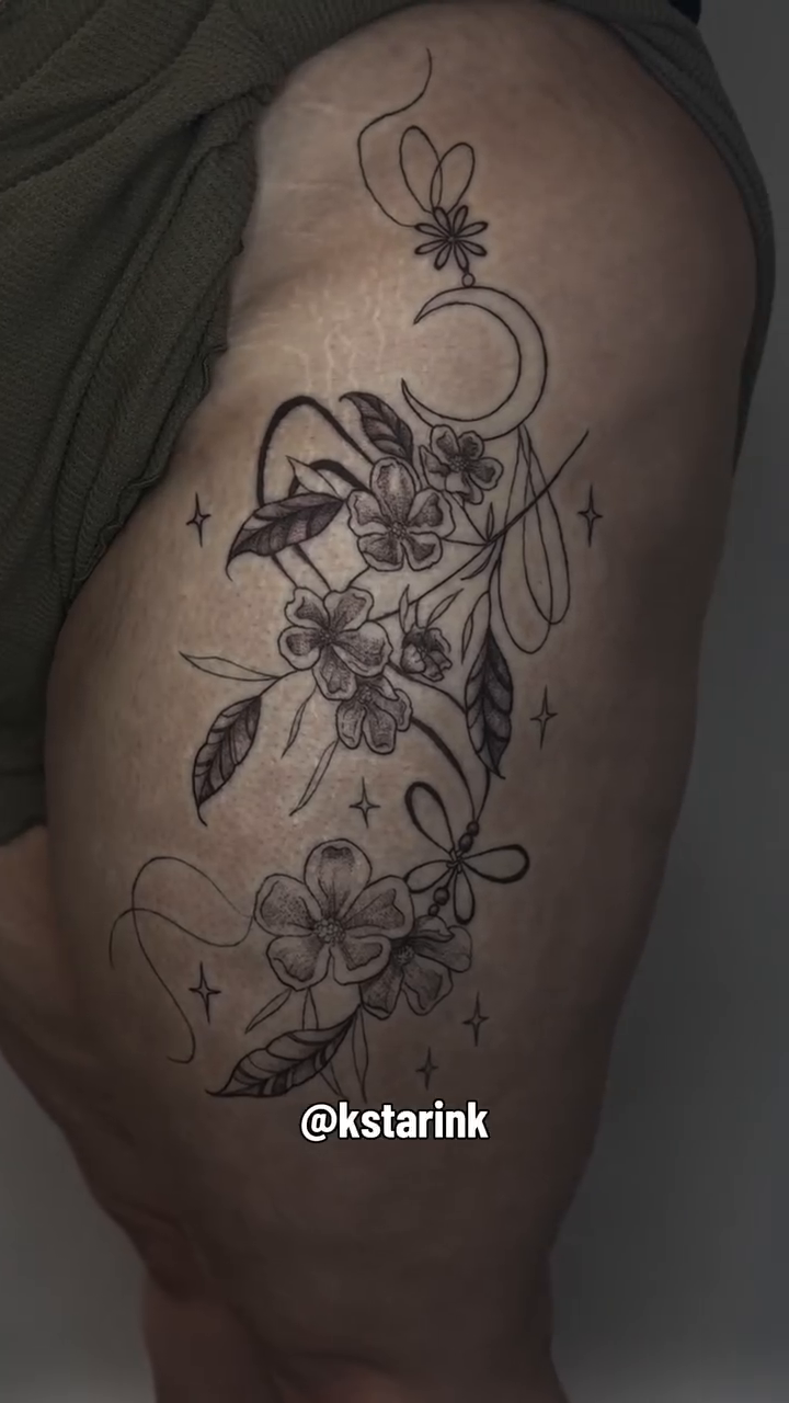 Tattoo by @kstarink โ fine_line, ornamental