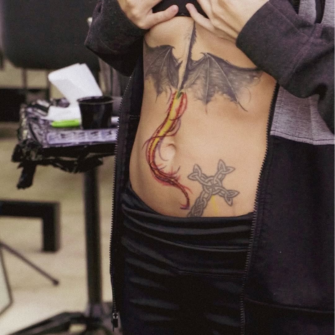 Tattoo by @calebwhitetattoos — black_and_grey, realism