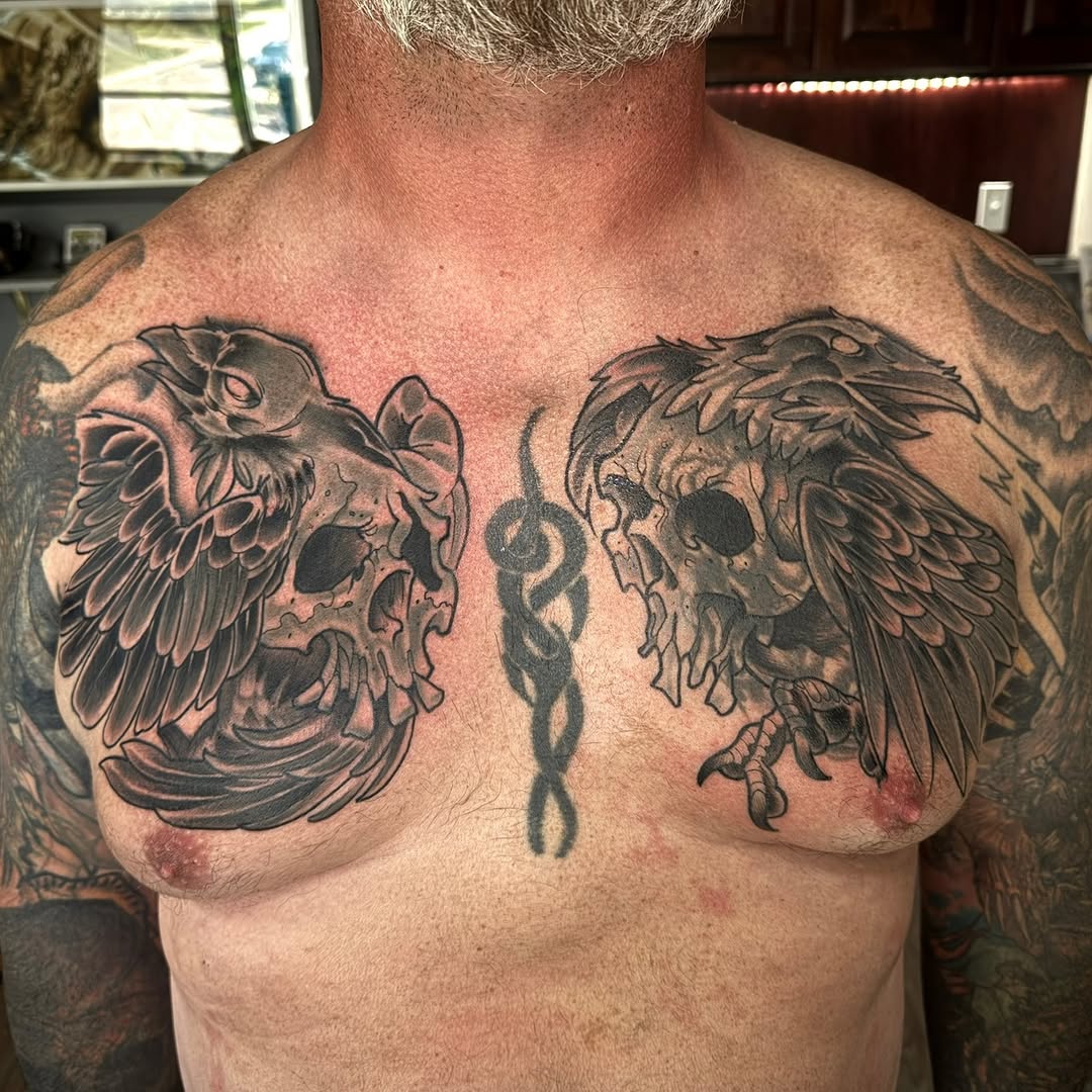 Tattoo by @saintandstellar.tattoo — black_and_grey, realism