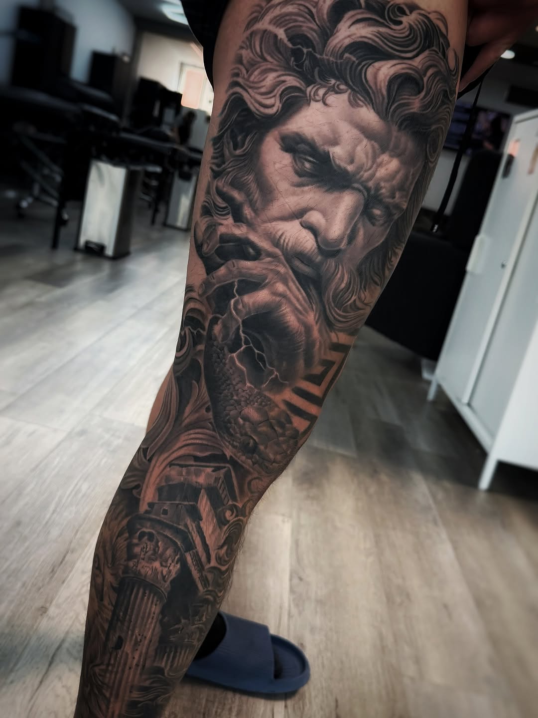 Tattoo by @inkbymaaku — realism, black_and_grey