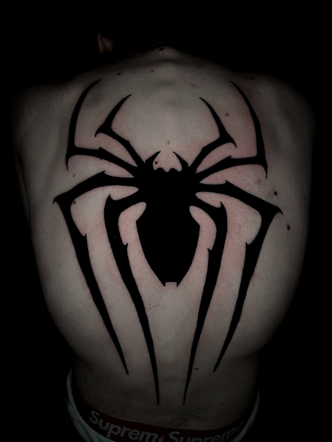 Tattoo by @blackworkbenz — blackwork
