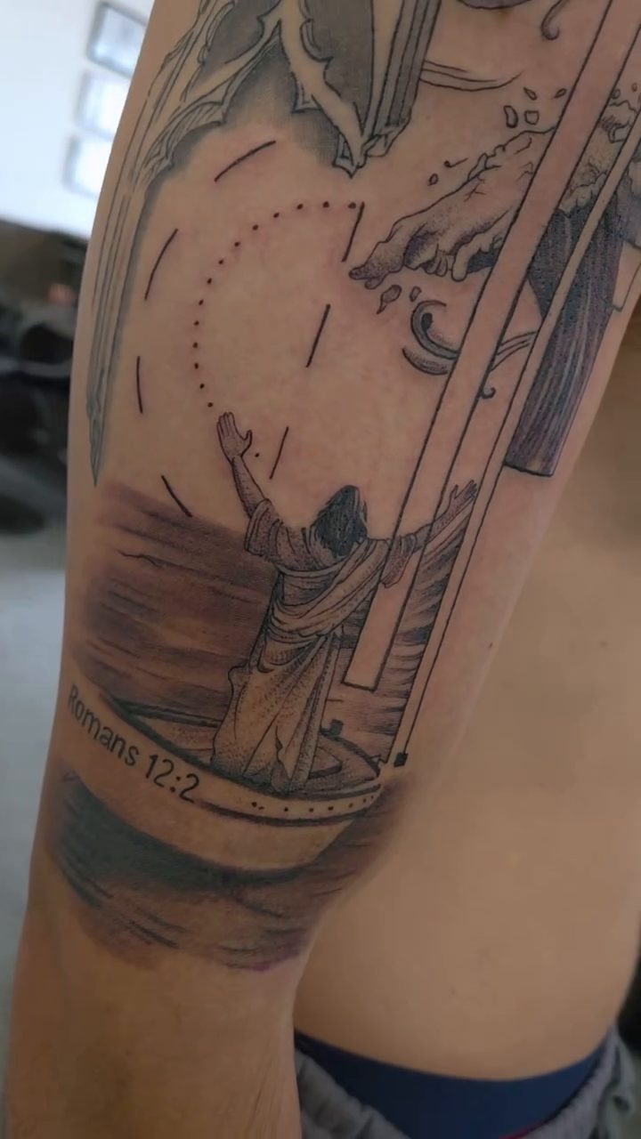 Tattoo by @arvizo_tattoos — black_and_grey, realism