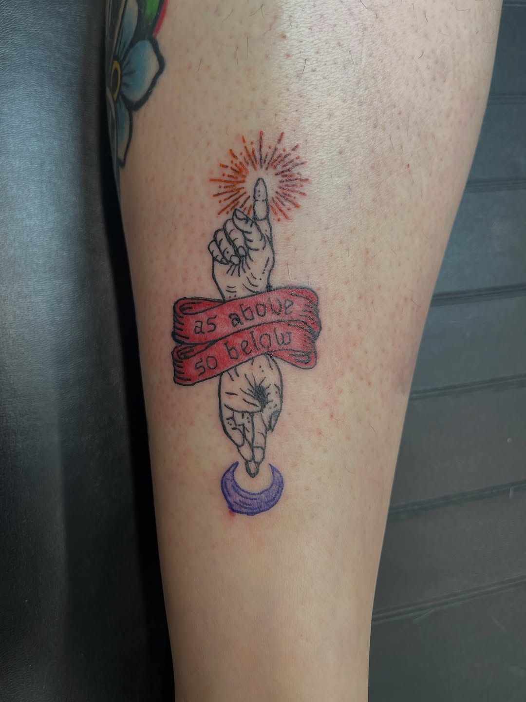 Tattoo by @tattooingren — lettering_script, fine_line