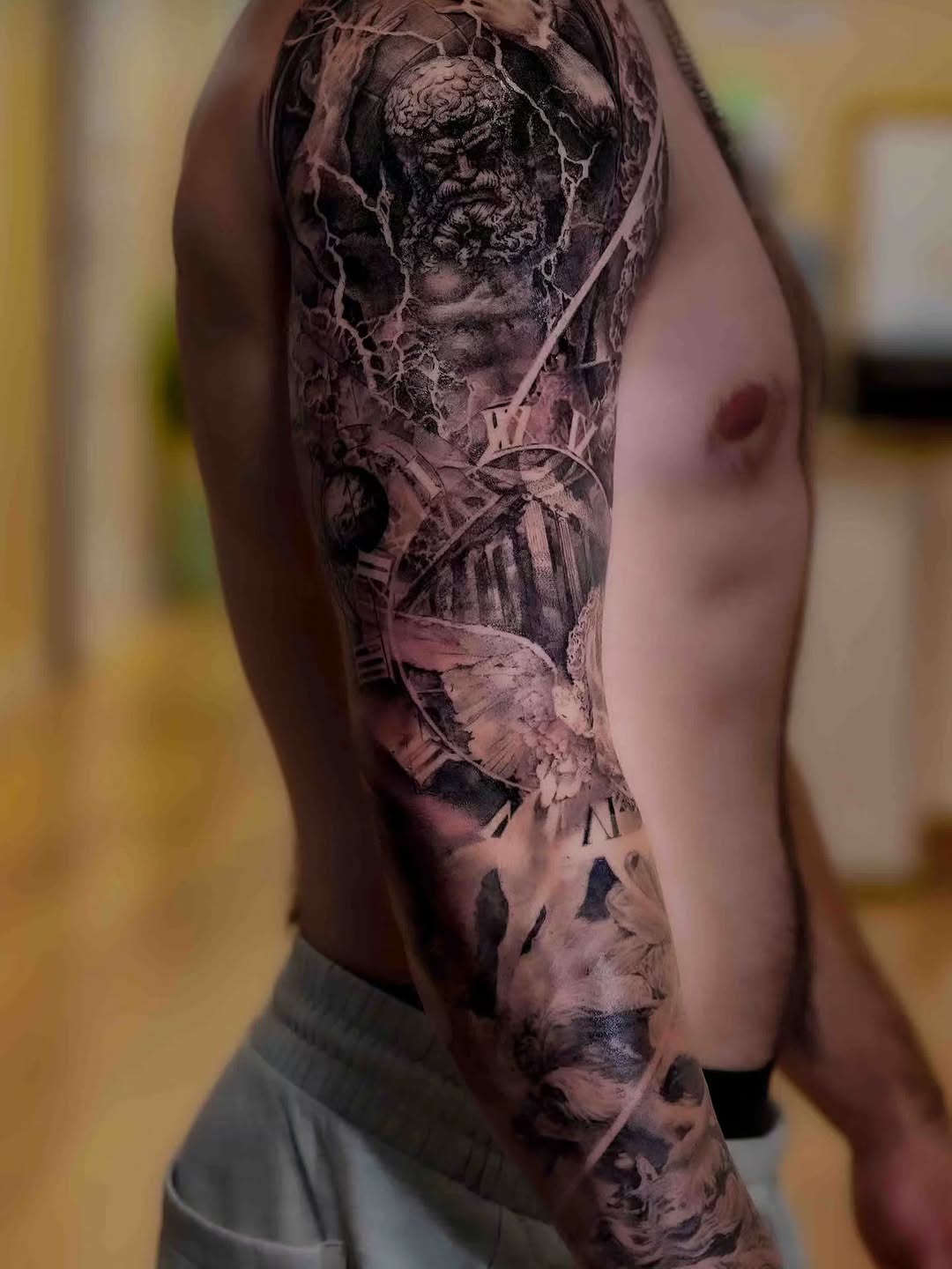 Tattoo by @soopool_tattoo — realism, black_and_grey