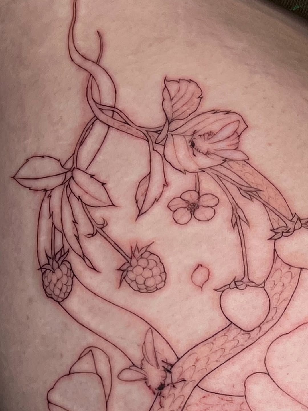 Tattoo by @cupidnegra β fine_line, illustrative