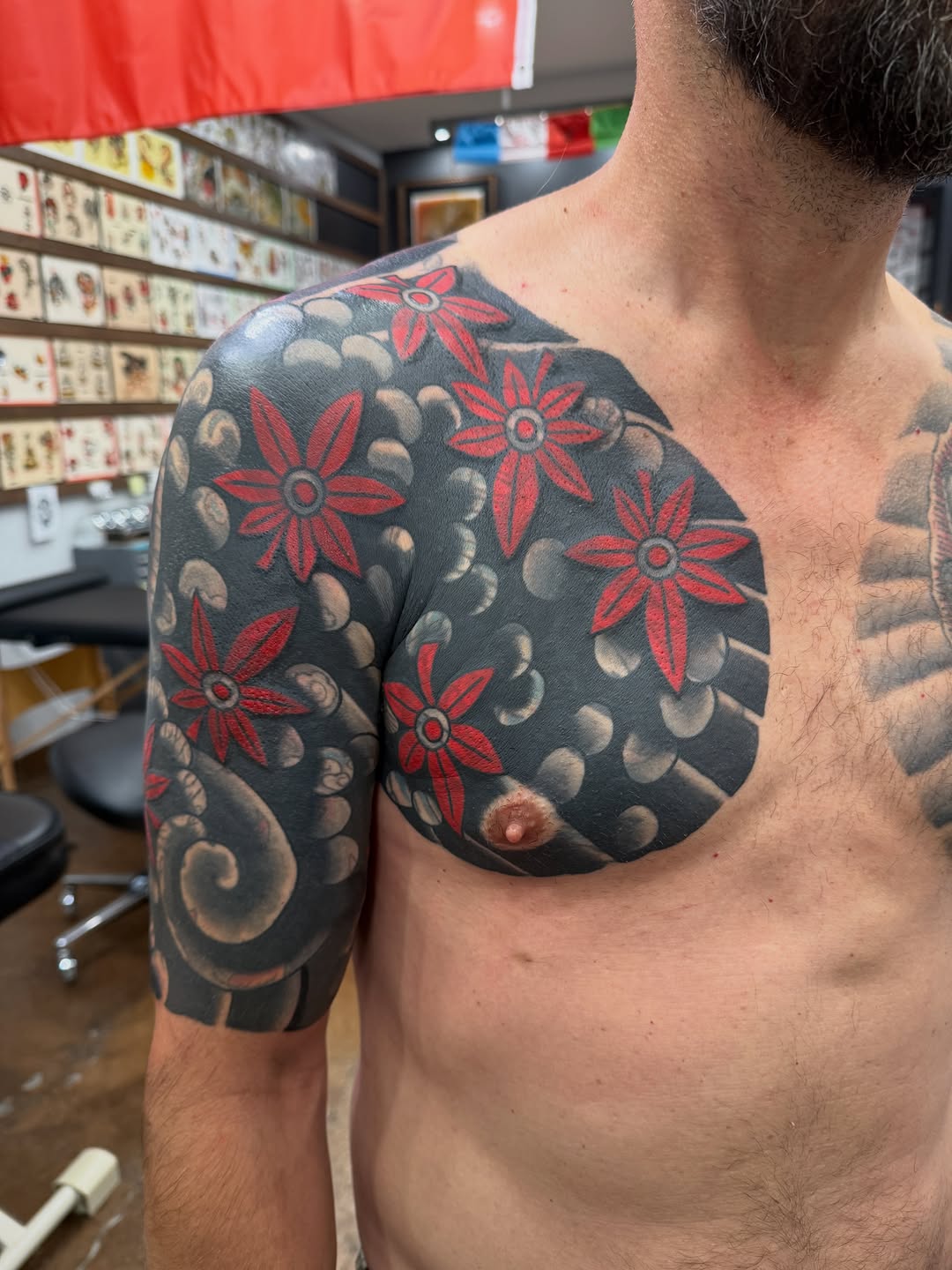 Tattoo by @uncle.kit — japanese_irezumi, blackwork