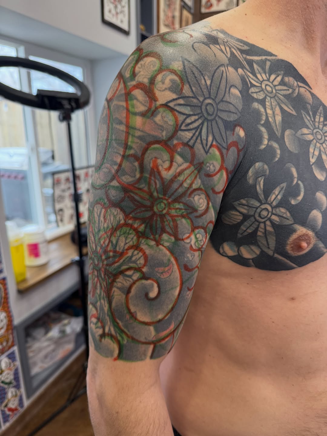 Tattoo by @uncle.kit — black_and_grey, ornamental