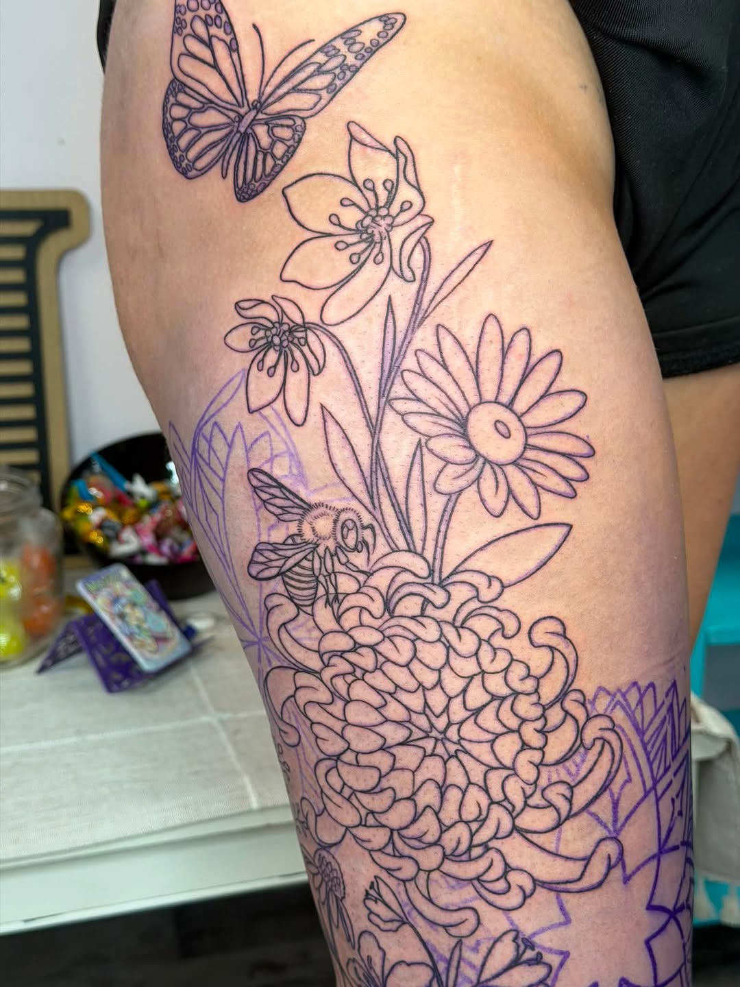 Tattoo by @lil_bunny_bab — fine_line, illustrative