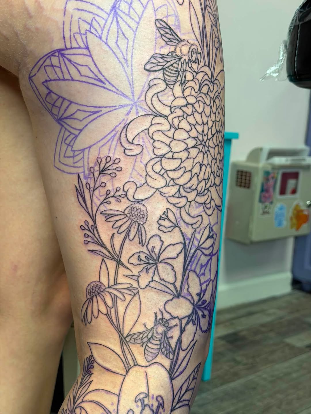 Tattoo by @lil_bunny_bab — fine_line, illustrative