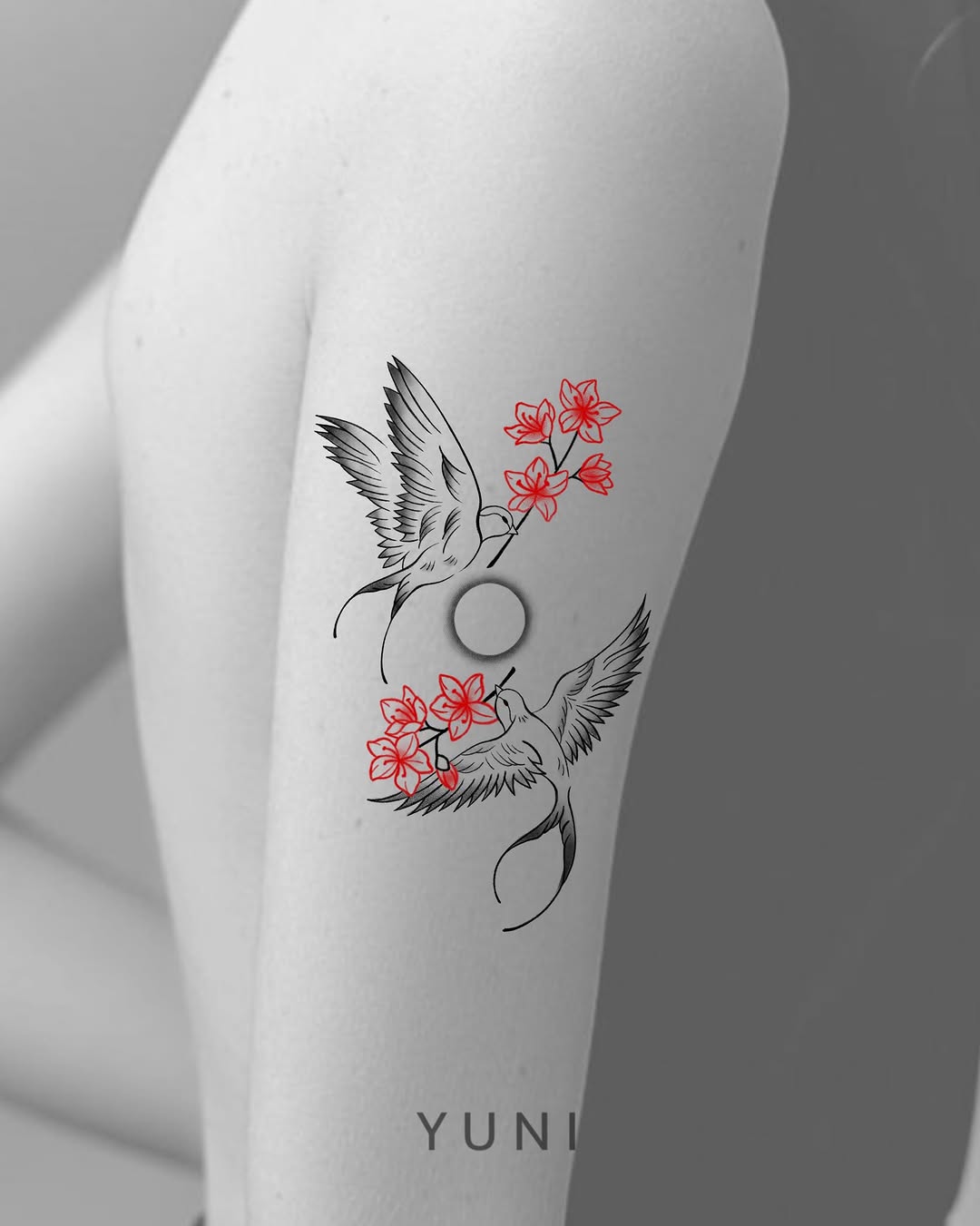 Tattoo by @yuni_tattooer β fine_line, illustrative