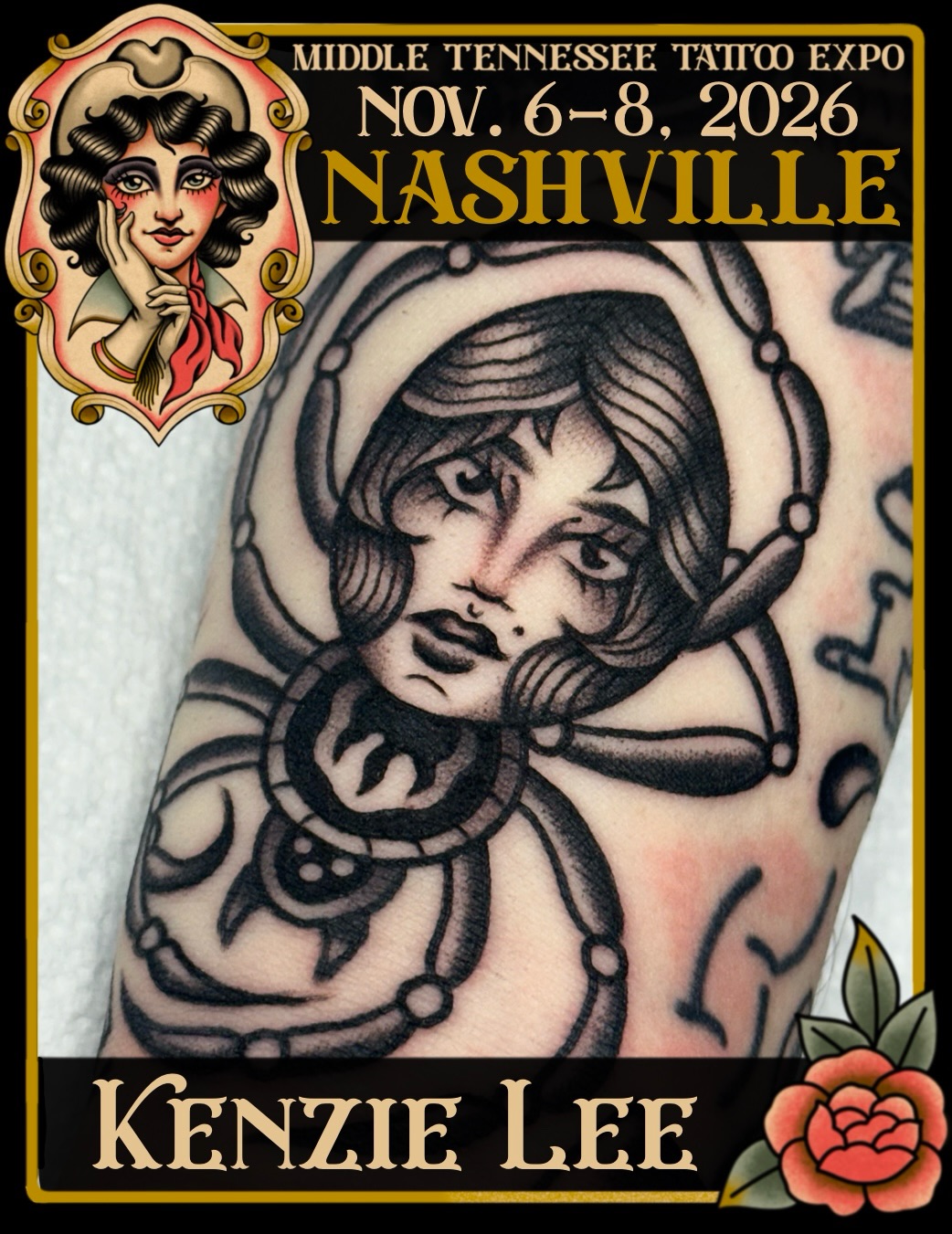 Tattoo by @tattoosbykenzielee β american_traditional, black_and_grey