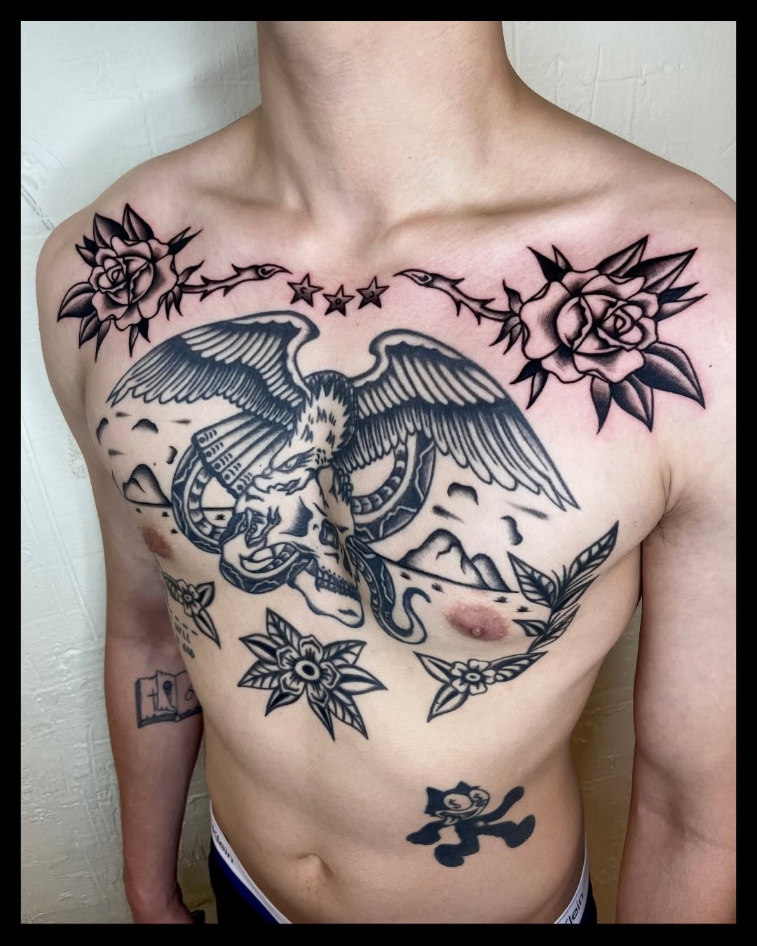 Tattoo by @hontraditional โ american_traditional