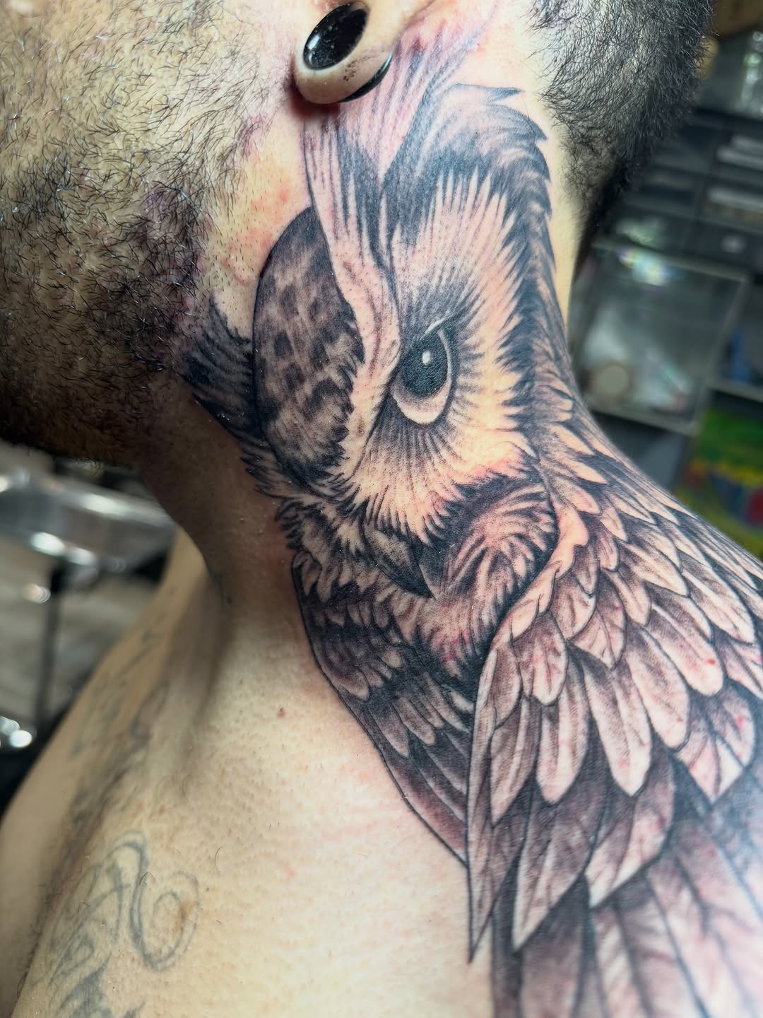 Tattoo by @sancheztapia81 β realism, black_and_grey