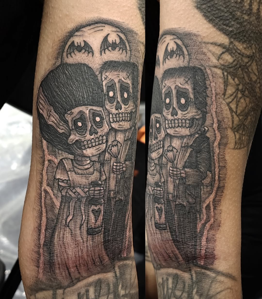 Tattoo by @george_labrada — dark_realism, black_and_grey