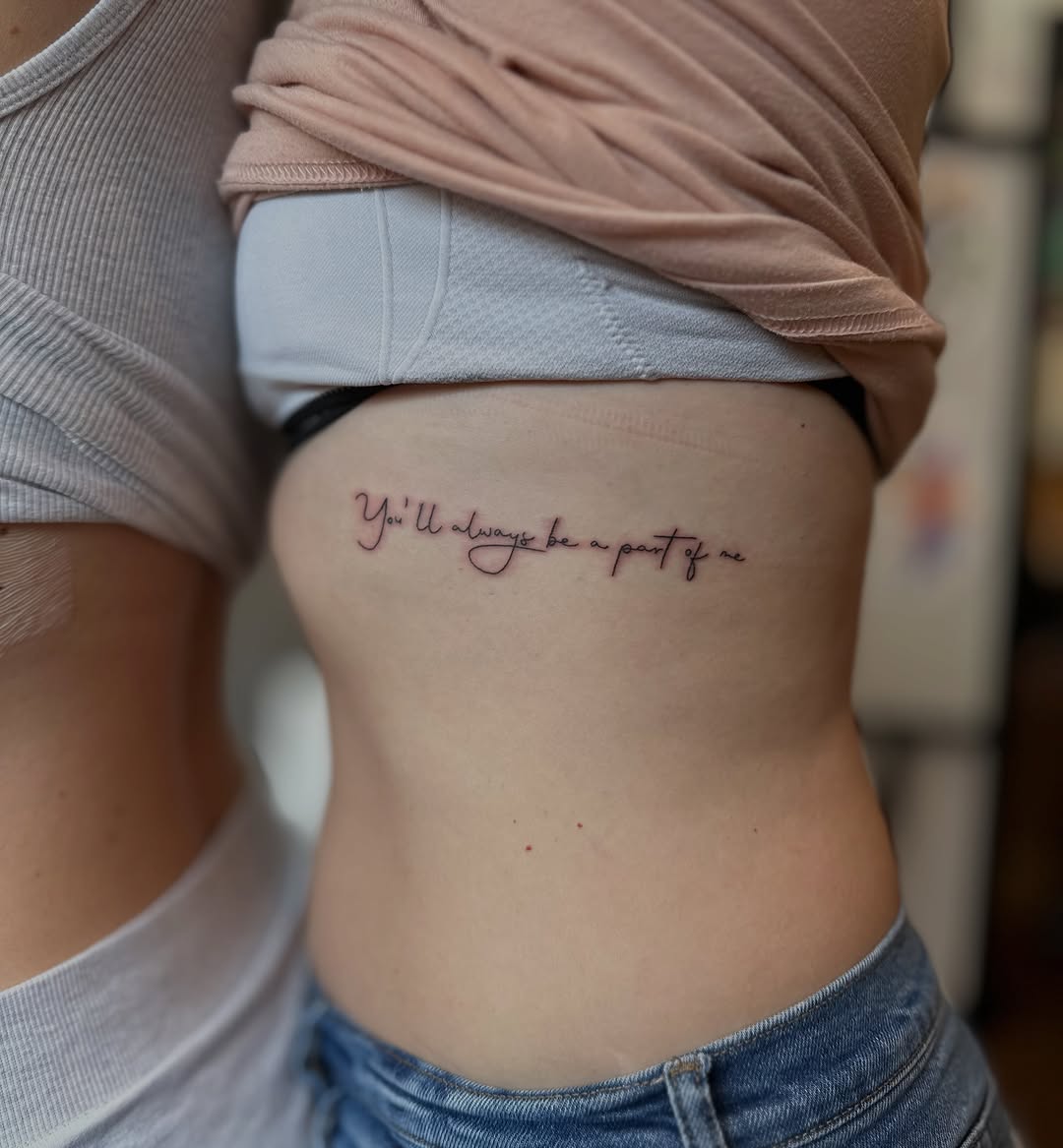 Tattoo by @_readyforink — lettering_script, fine_line
