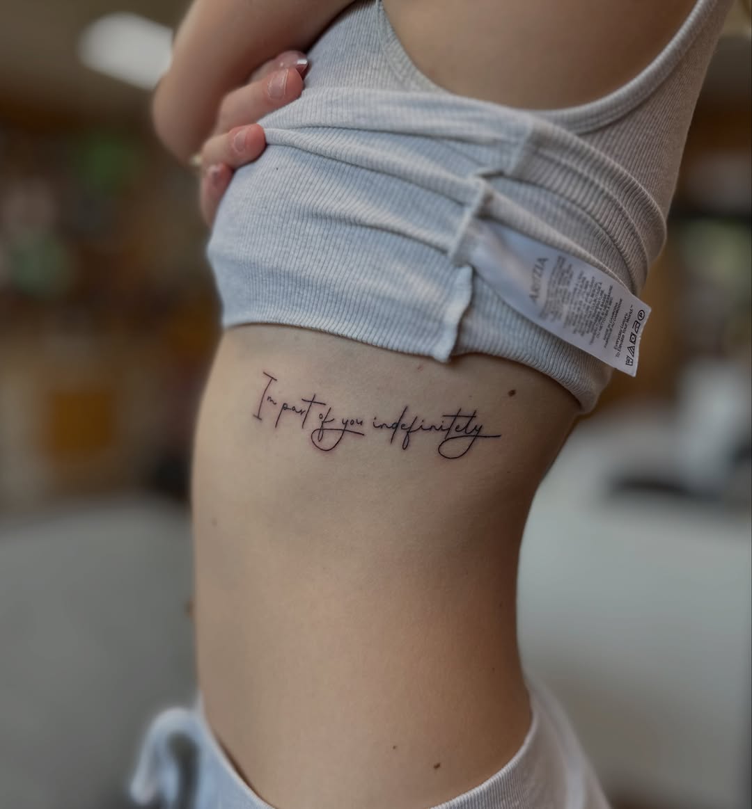 Tattoo by @_readyforink — lettering_script, fine_line