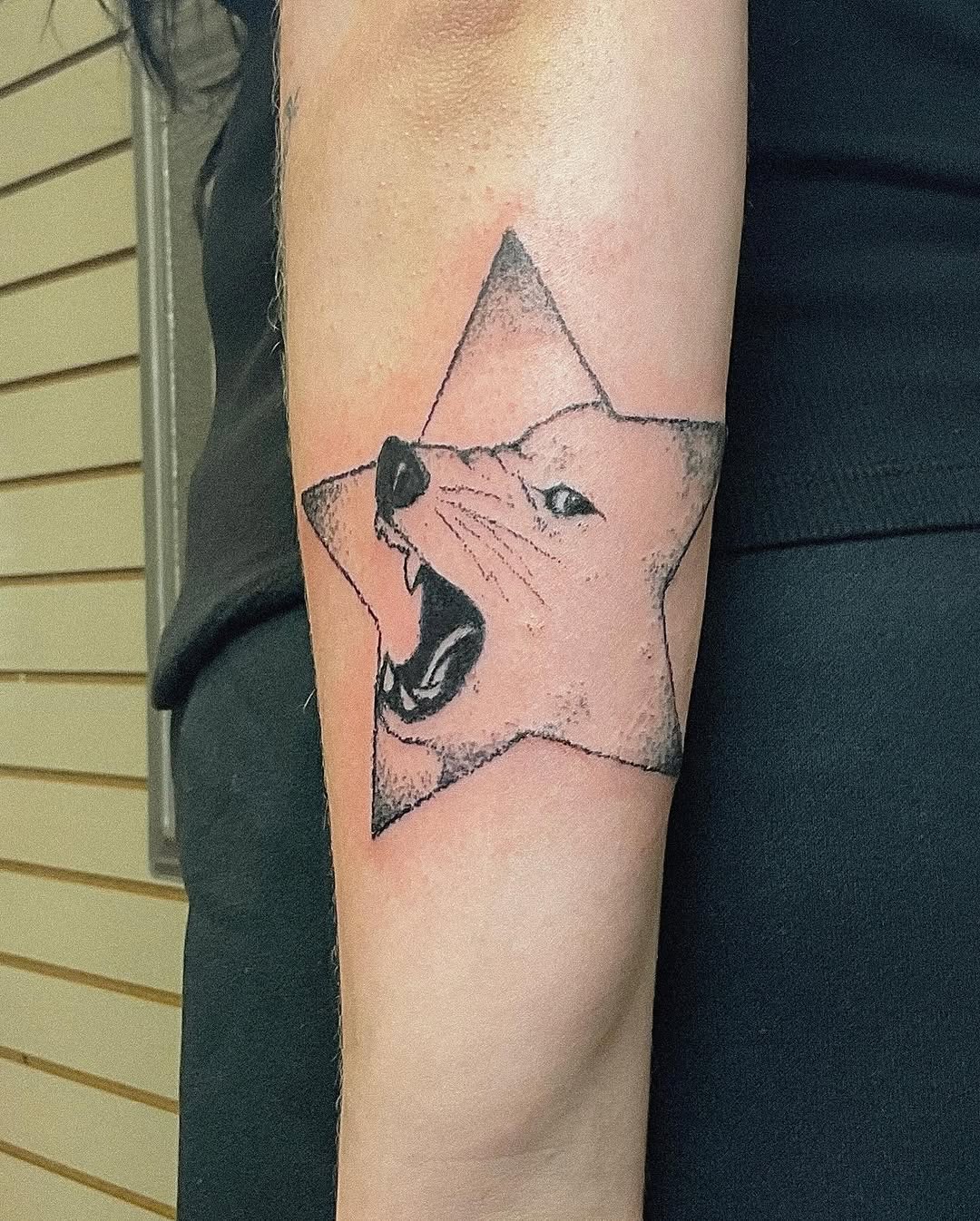 Tattoo by @maddi.sue.art — black_and_grey, illustrative