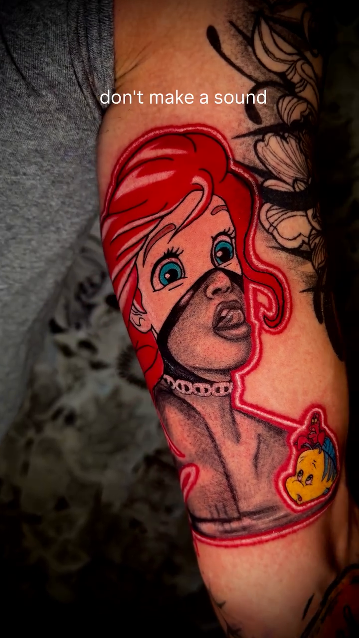 Tattoo by @monterrosa.ink β neo_traditional, anime