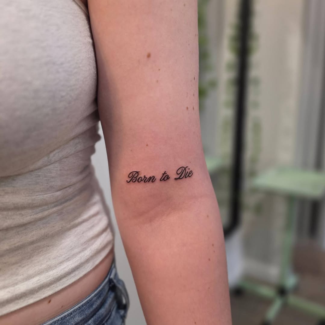 Tattoo by @ivy_inks — lettering_script, fine_line