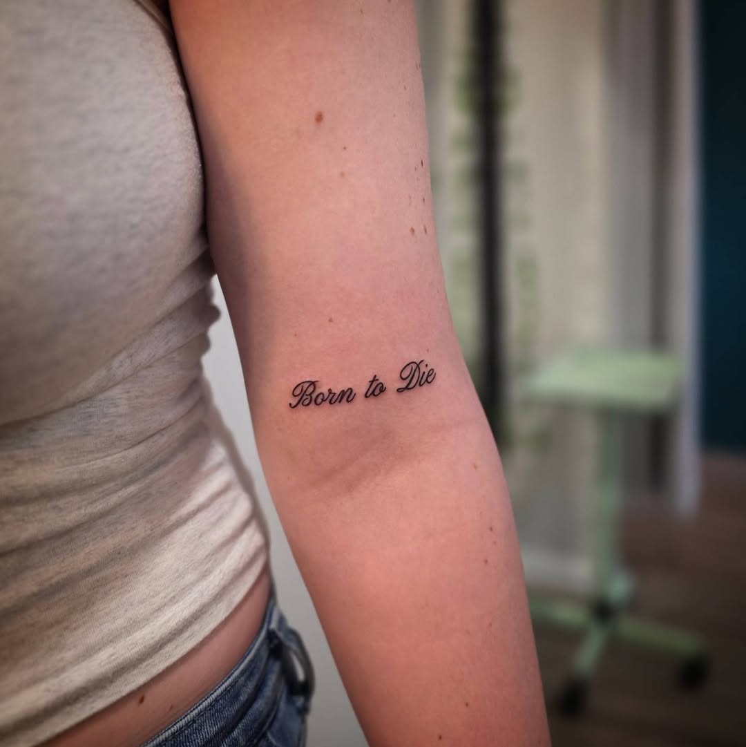Tattoo by @ivy_inks — lettering_script, fine_line