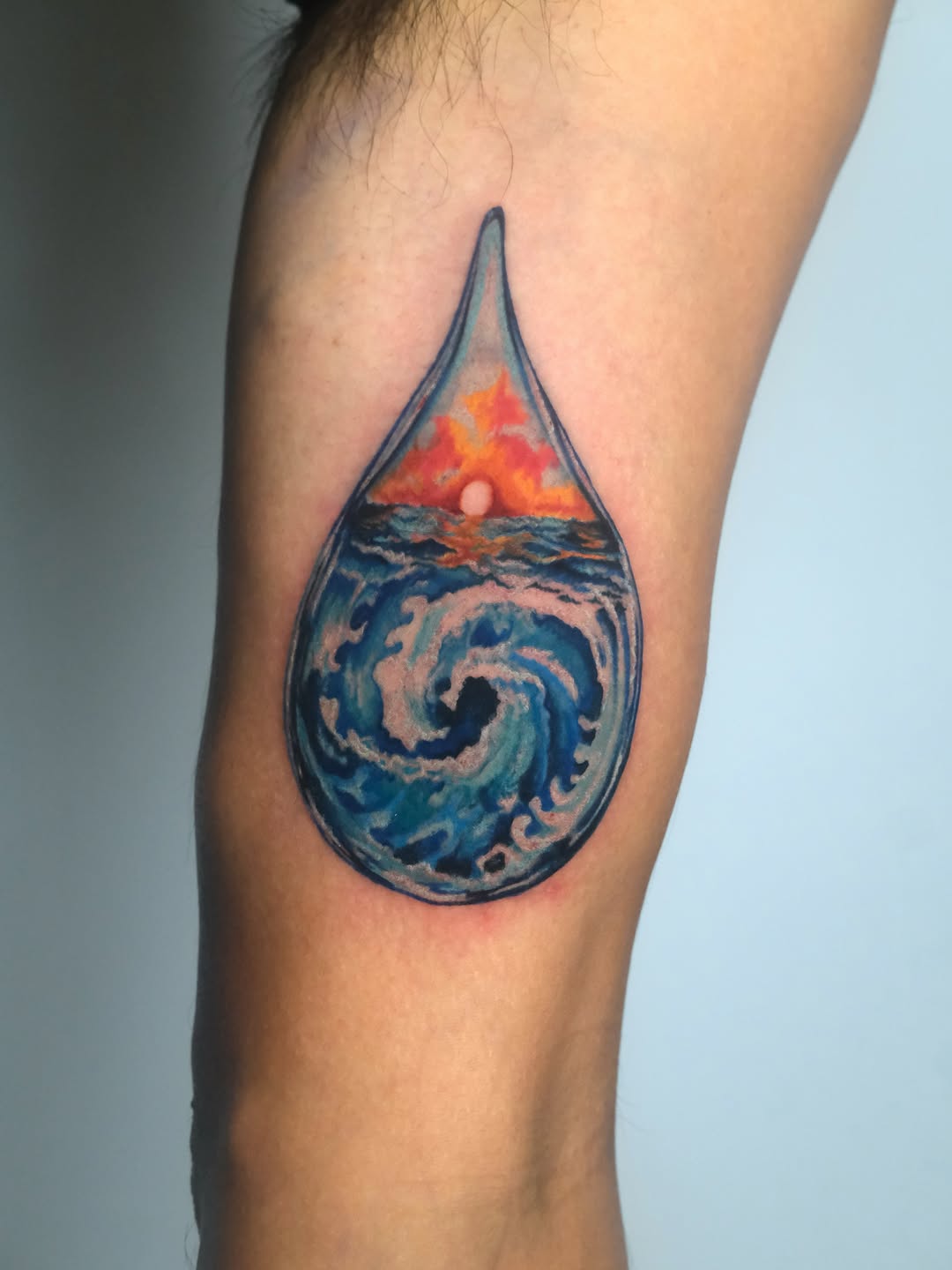 Tattoo by @paperairplanejane — realism, watercolor