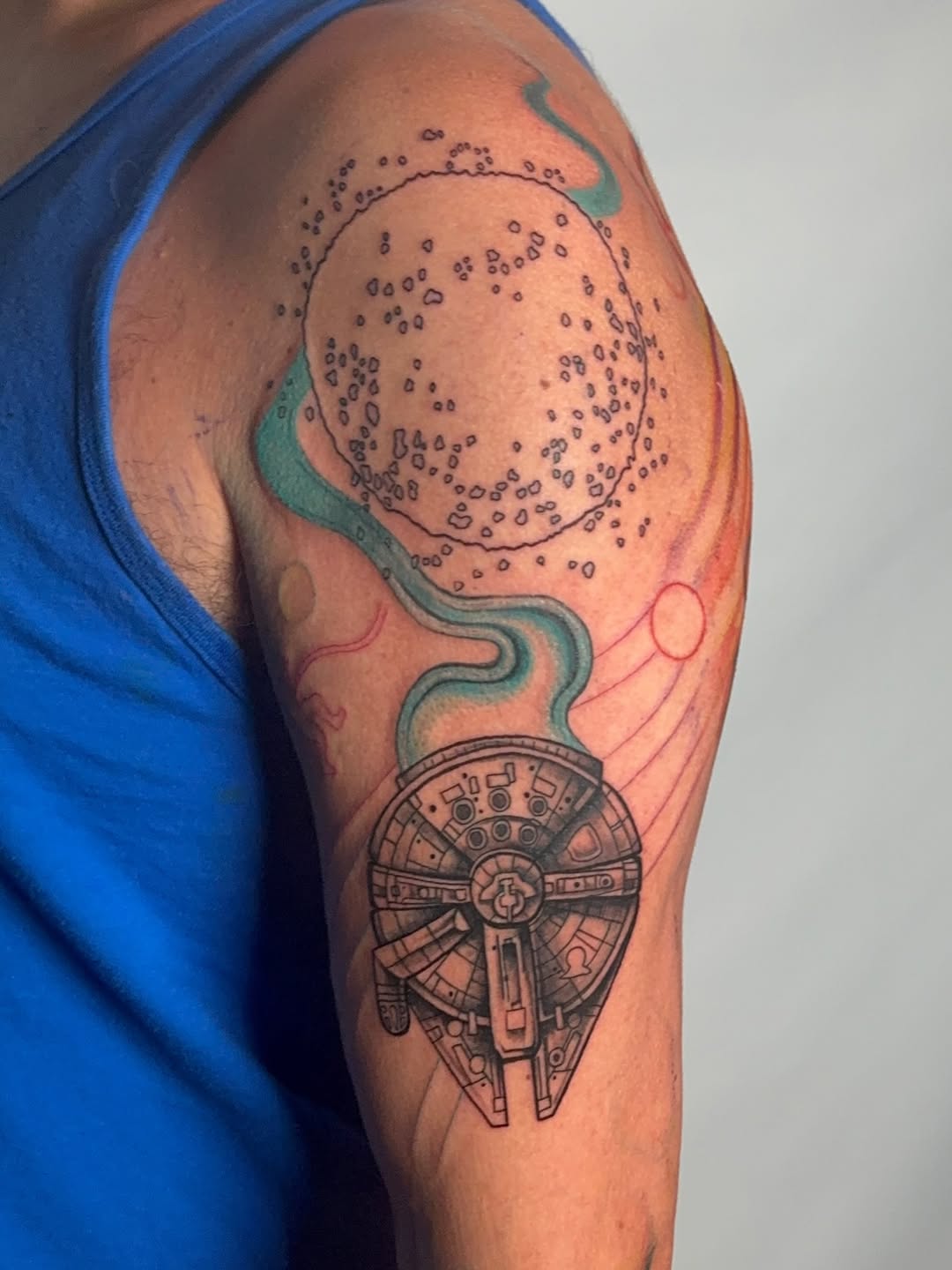Tattoo by @paperairplanejane — black_and_grey, realism
