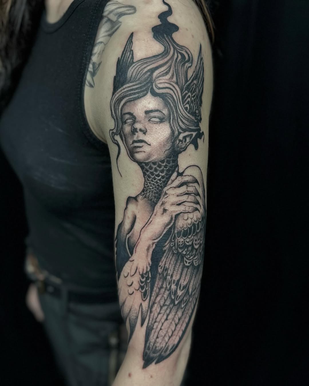 Tattoo by @sezarutattoos — black_and_grey, realism