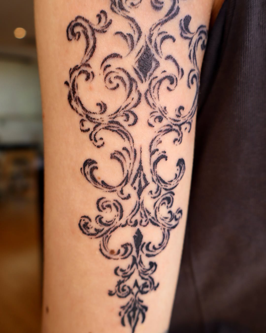 Tattoo by @naza.inks β ornamental, black_and_grey