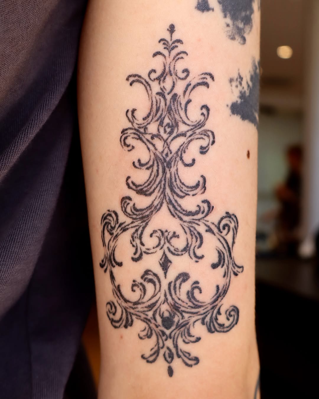 Tattoo by @naza.inks β ornamental, black_and_grey