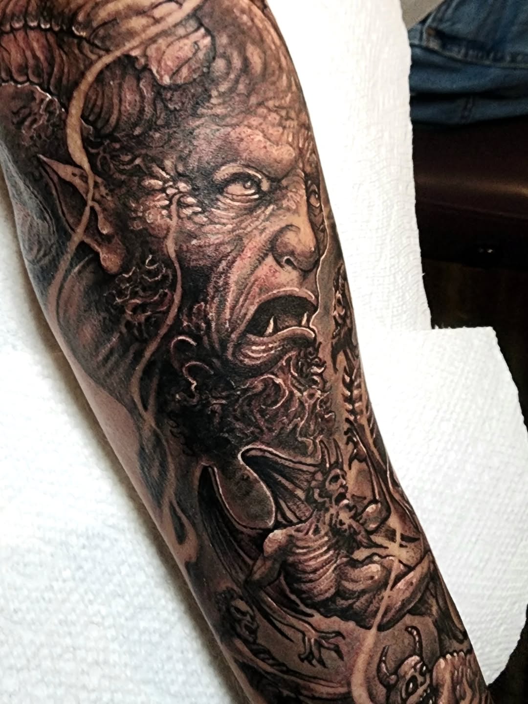 Tattoo by @401tattoo — realism, dark_realism