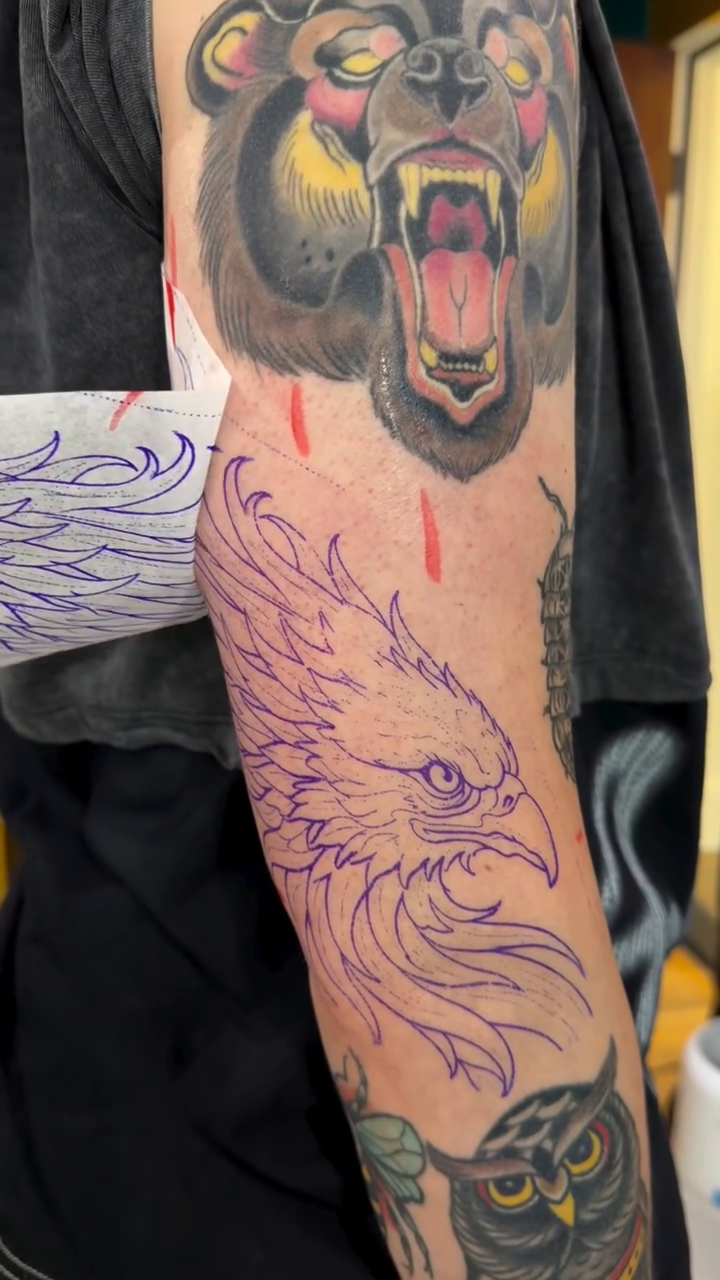 Tattoo by @whitehorsetattooing — american_traditional, black_and_grey