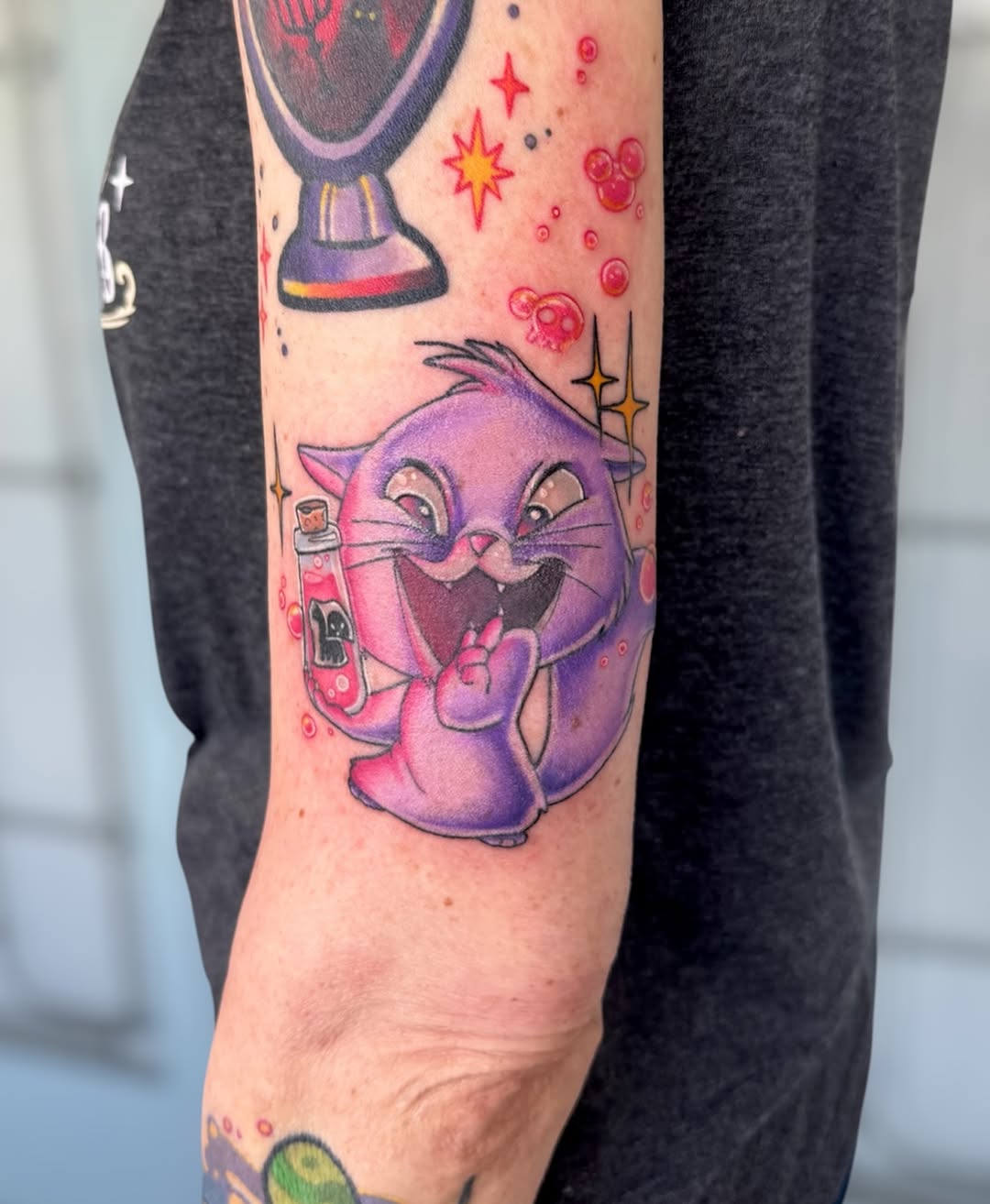 Tattoo by @disnerdtattoo — new_school