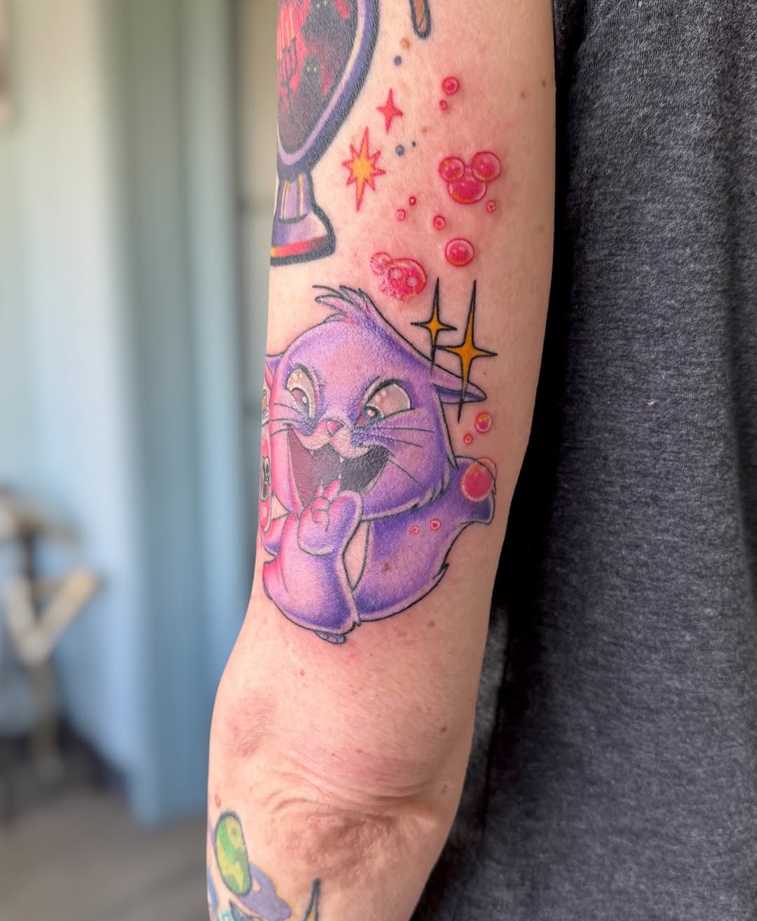 Tattoo by @disnerdtattoo — new_school