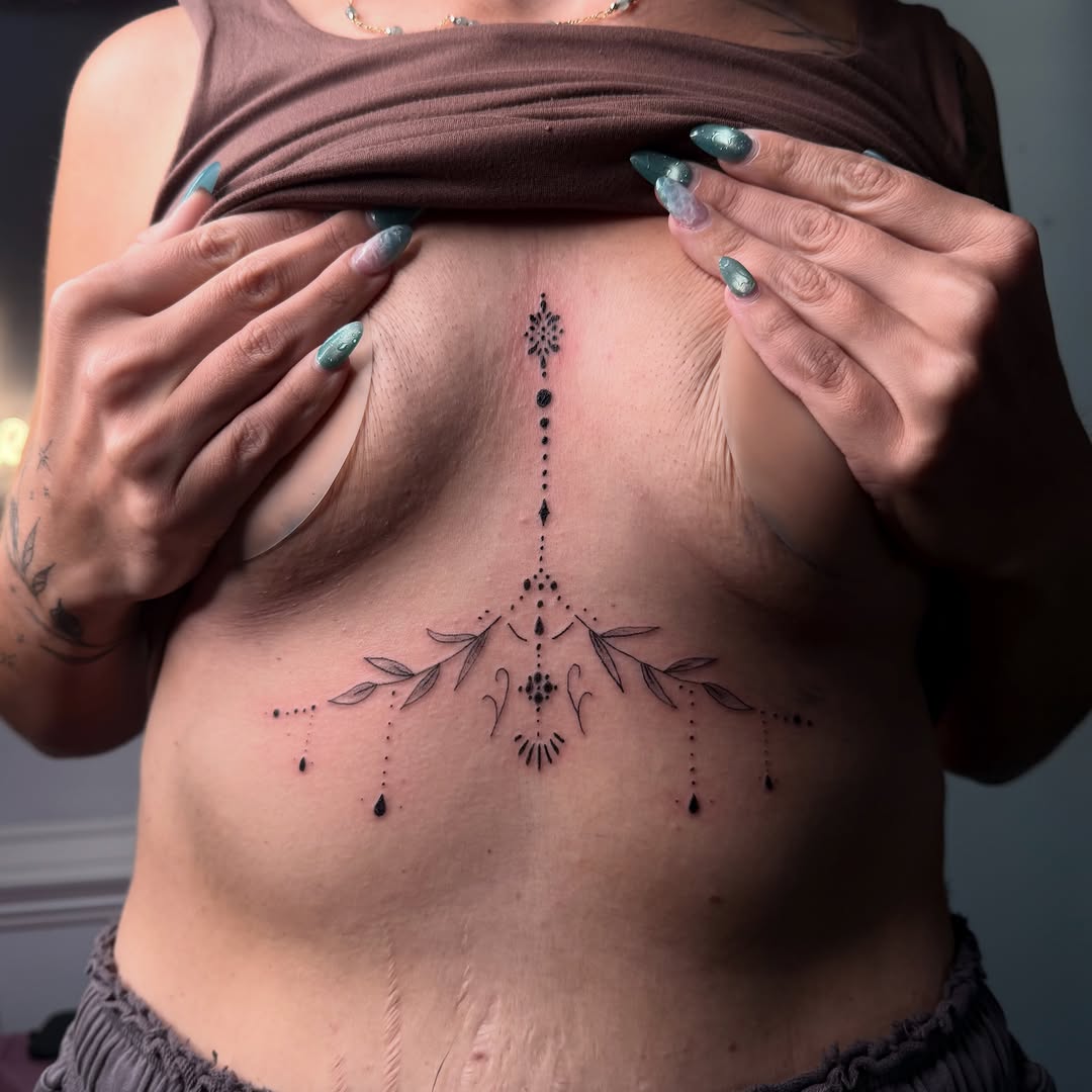 Tattoo by @faeandfleshstudio — fine_line, ornamental