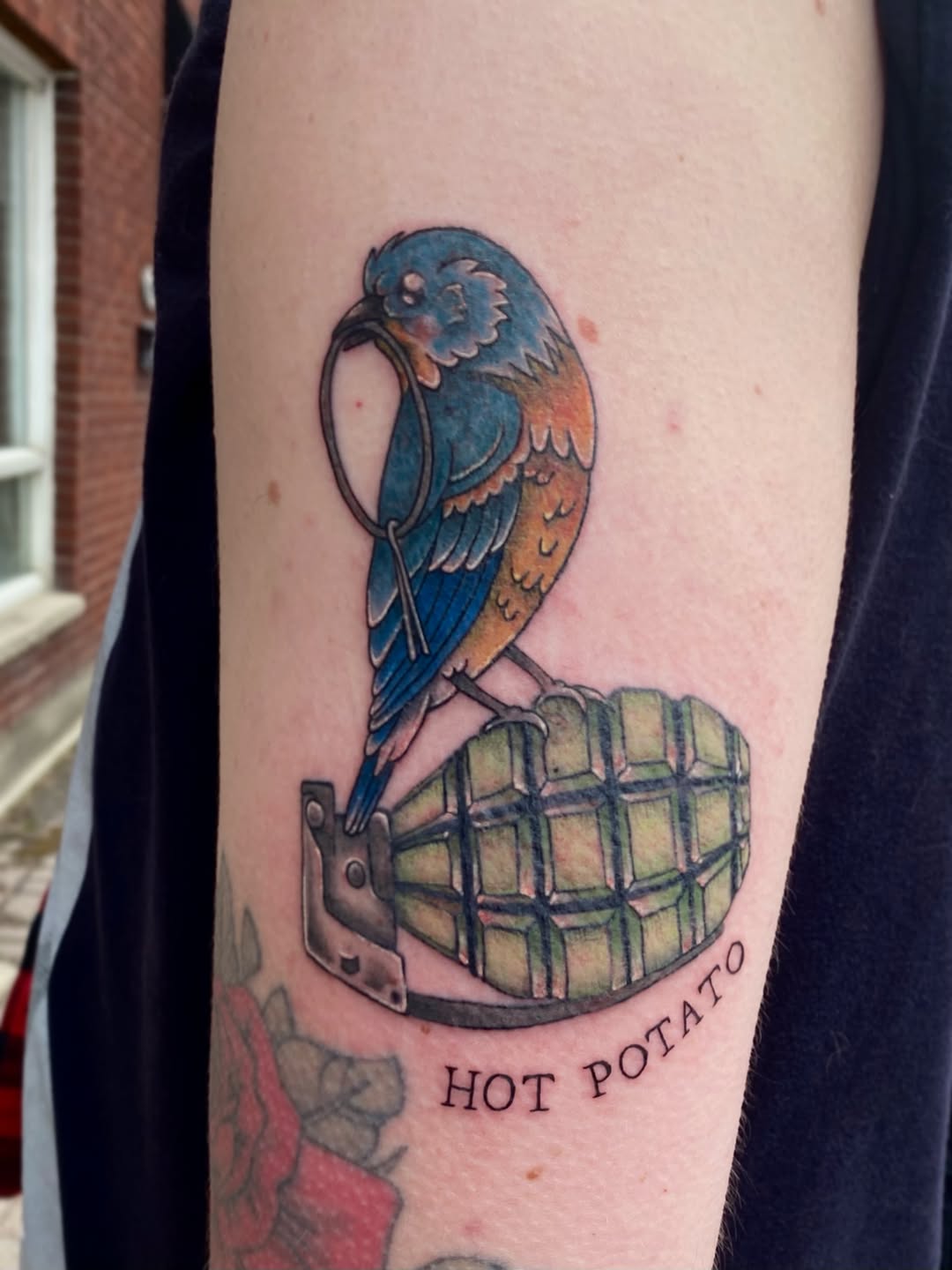 Tattoo by @bloodmilkandhoney — american_traditional, lettering_script
