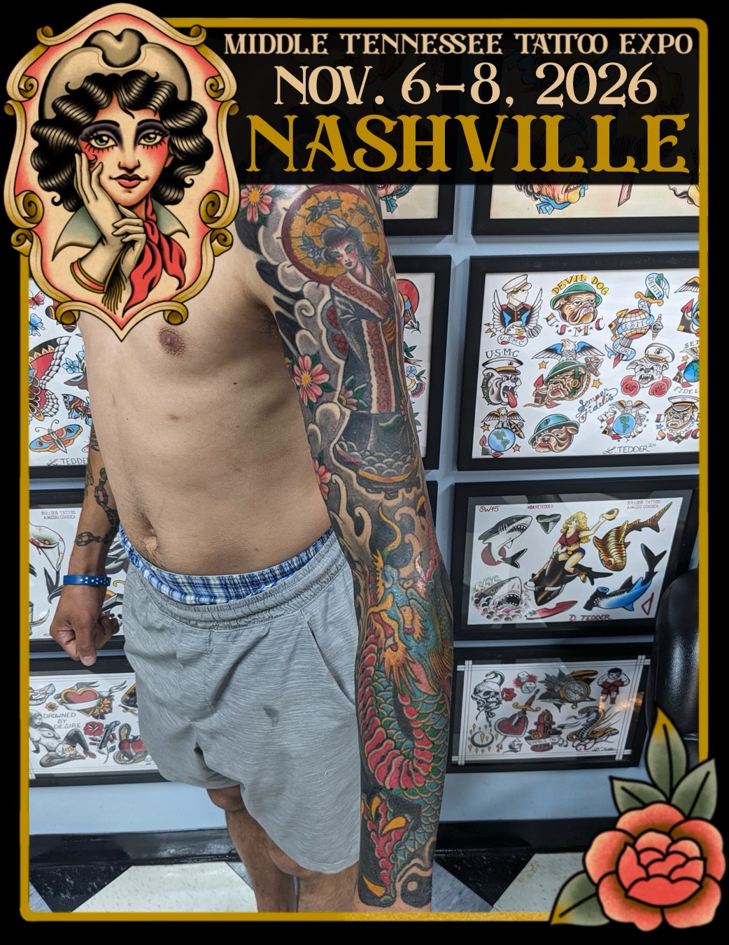 Tattoo by @leruetattoo — japanese_irezumi, american_traditional