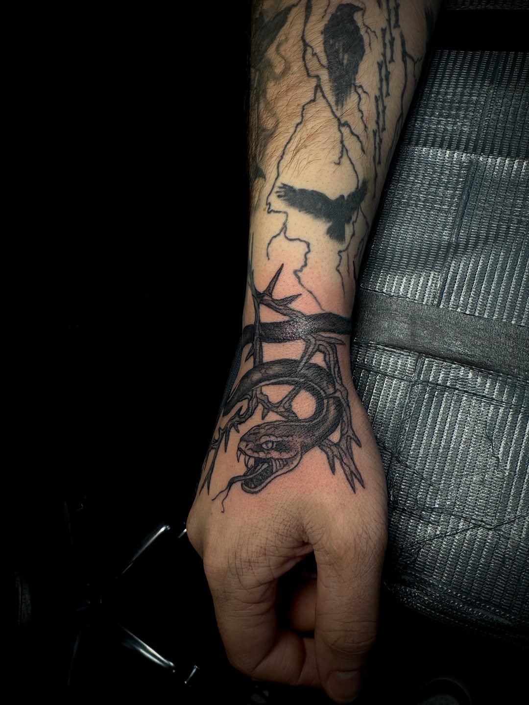 Tattoo by @uncle_dinky_art — black_and_grey, realism