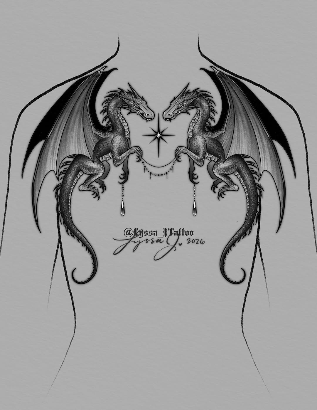 Tattoo by @lyssa_jtattoo — black_and_grey, realism