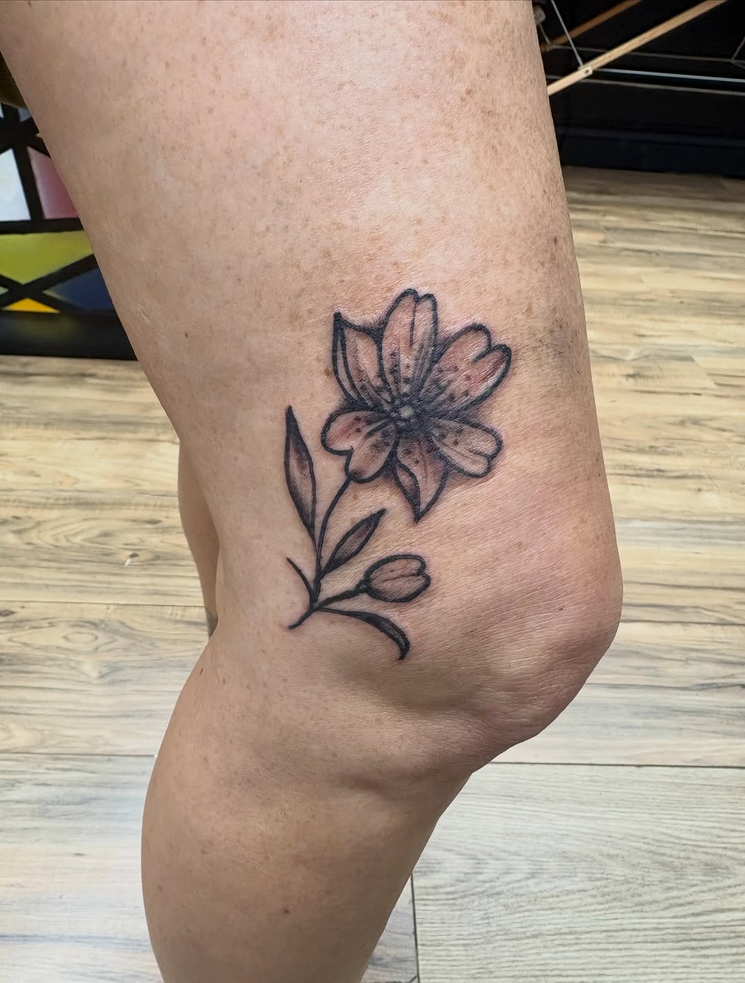 Tattoo by @tommygunz_tatt00er — fine_line, black_and_grey